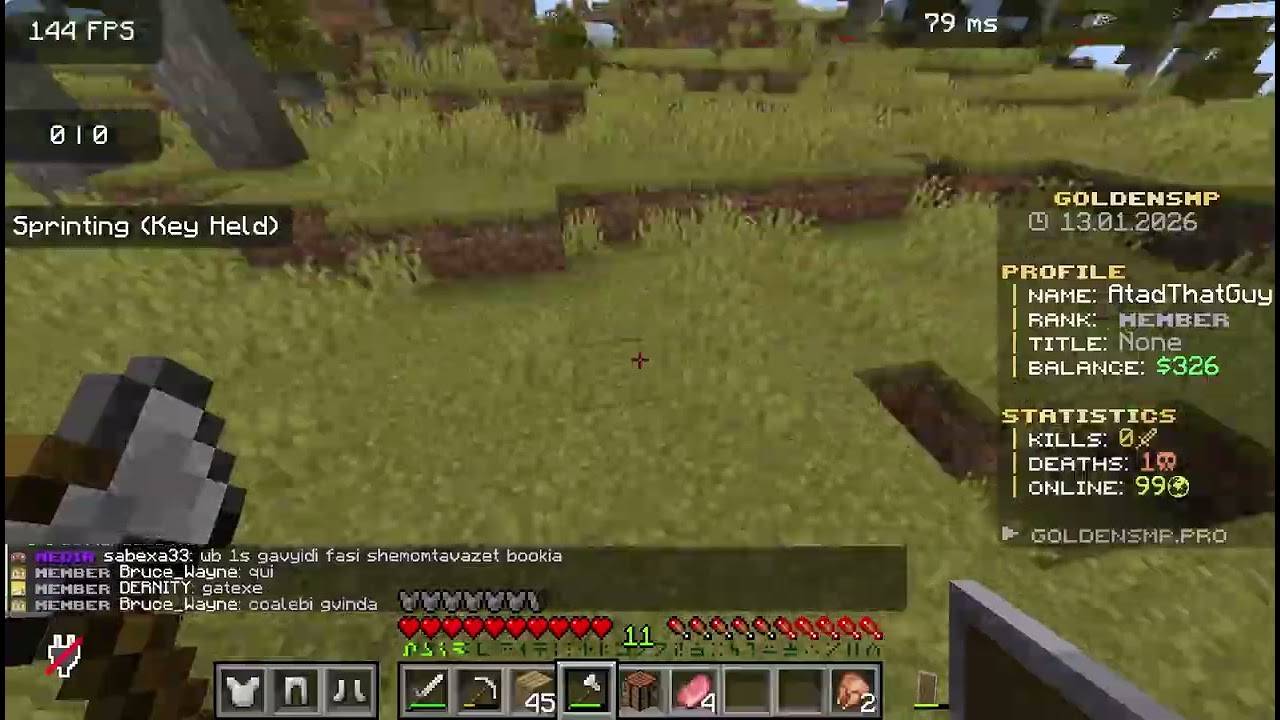 Surviving on Golden Smp!