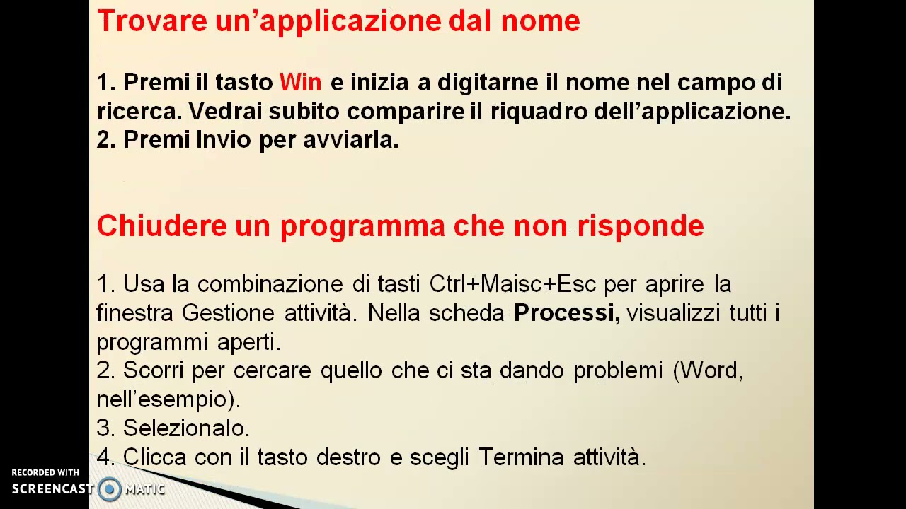 Modulo 1 Eipass I fondamenti dell'ICT - lezione 5