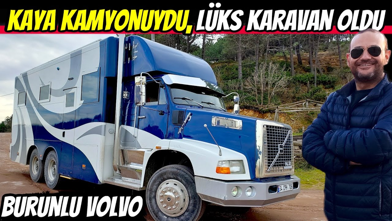 KARAVAN | Volvo Kaya Kamyonundan Lüks Karavan Yapmak | Volvo NL12 Karavan