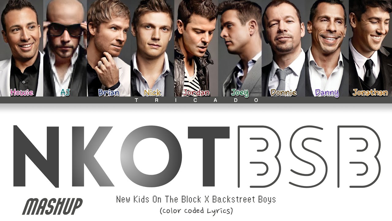 Backstreet Boys, New Kids On The Block - NKOTBSB Medley (Color Coded Lyrics)