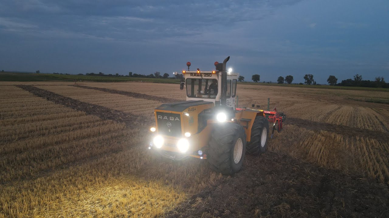 Esti altalajlazítás: RÁBA 250 (John Deere Power - 360HP)+VOGEL'N'NOOT TerraDig XS - 50 centi mélyen!
