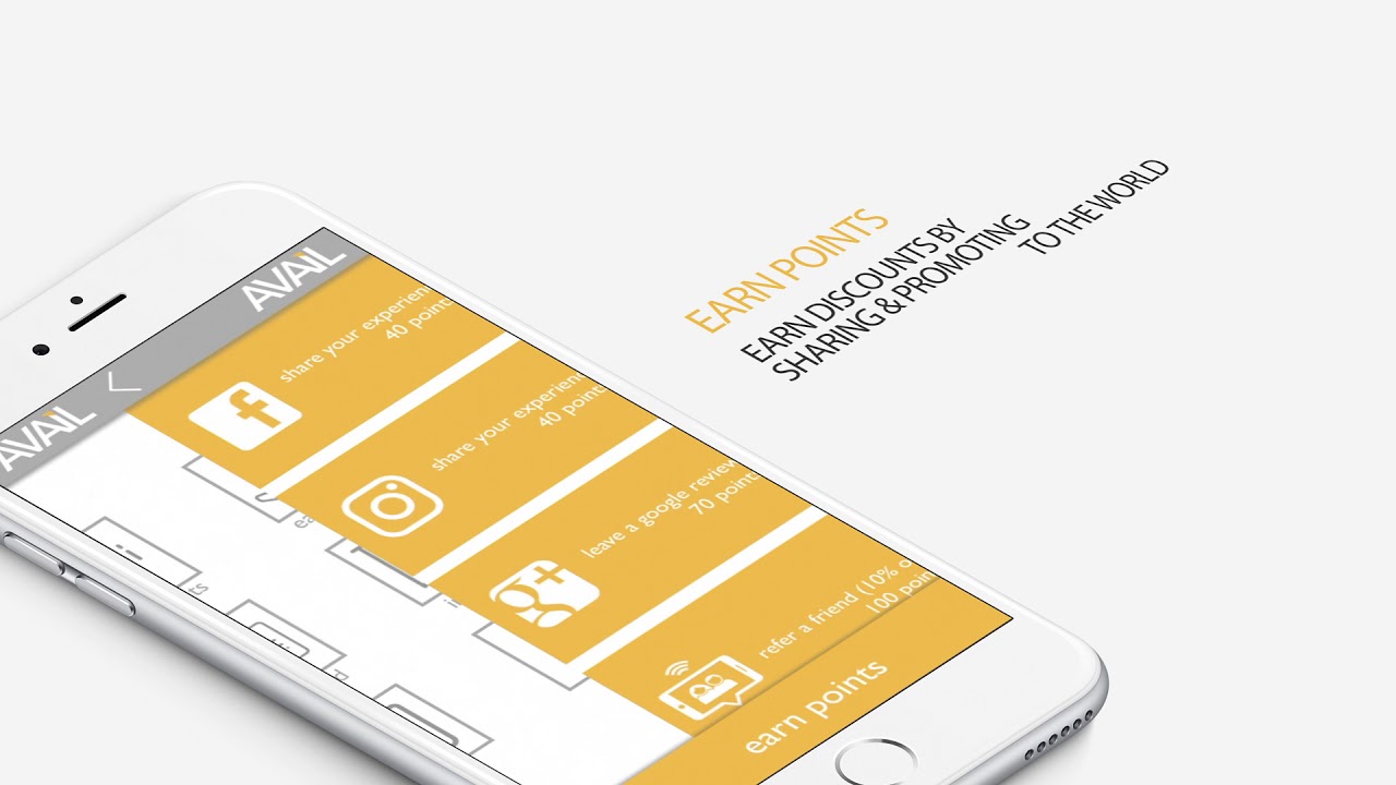 Avail Vapor App Mockup