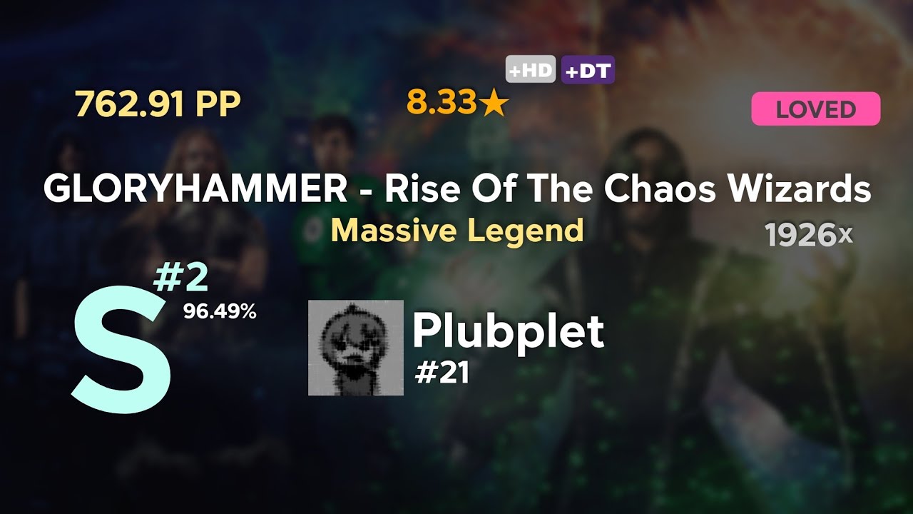 Plubplet🇹🇭 GLORYHAMMER - Rise Of The Chaos Wizards [Massive Legend] +HDDT