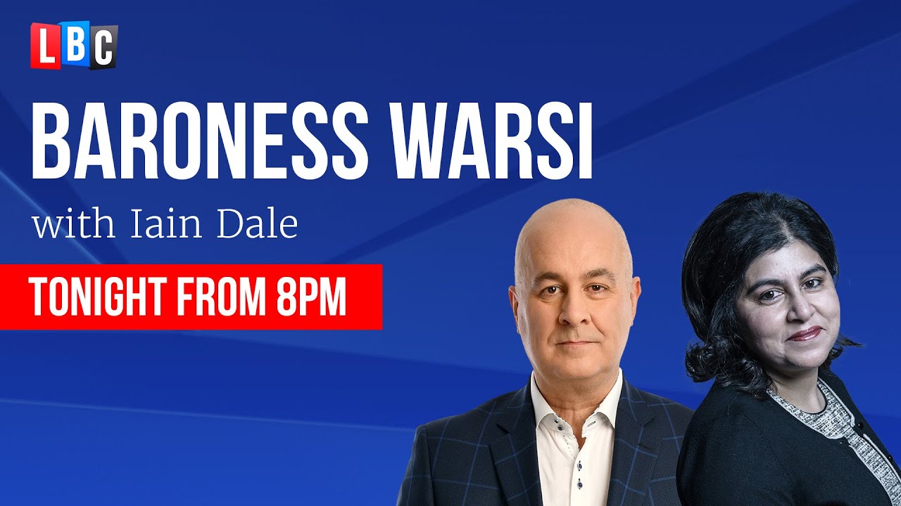 Iain Dale is joined by Baroness Warsi | Watch Again