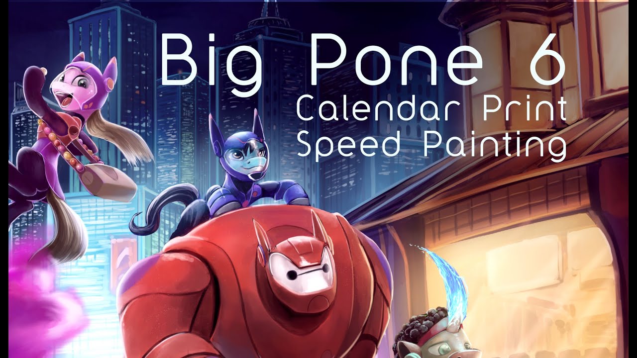 Big Pone 6 (Charity Illustration for Brony Thank You Fund Calendar 2016)