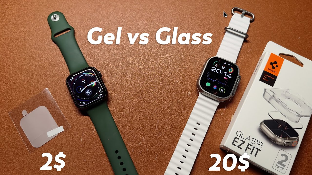 How to Install Screen Protector on Apple Watch Ultra/2 & Series 7,8,9 (Spigen Glass vs No-Name)