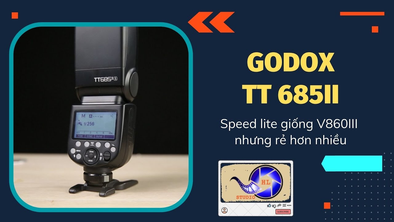 Godox TT685II | Phiên bản nâng cấp V860III nhưng giá rẻ hơn