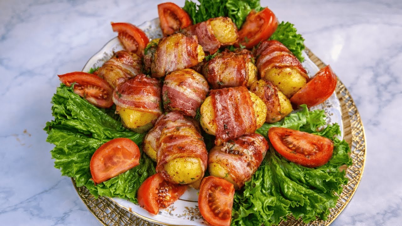 Картофель с беконом лучше, чем картофельные оладьи! Быстро, недорого и невероятно вкусно!