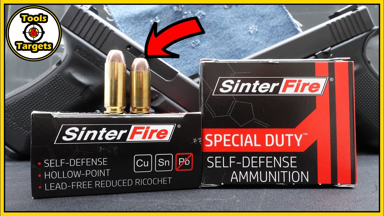 MORE Powder For More POWER?...10MM & .40S&W Sinterfire Self-Defense AMMO Test!