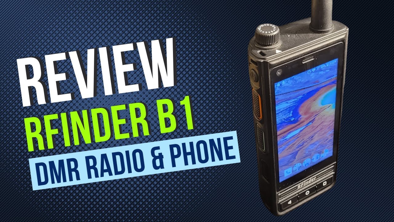 RFinder B1 DMR Radio & Android Phone Overview