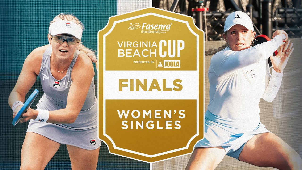 Anna Leigh Waters v Brooke Buckner at the Fasenra Virginia Beach Cup presented by Joola