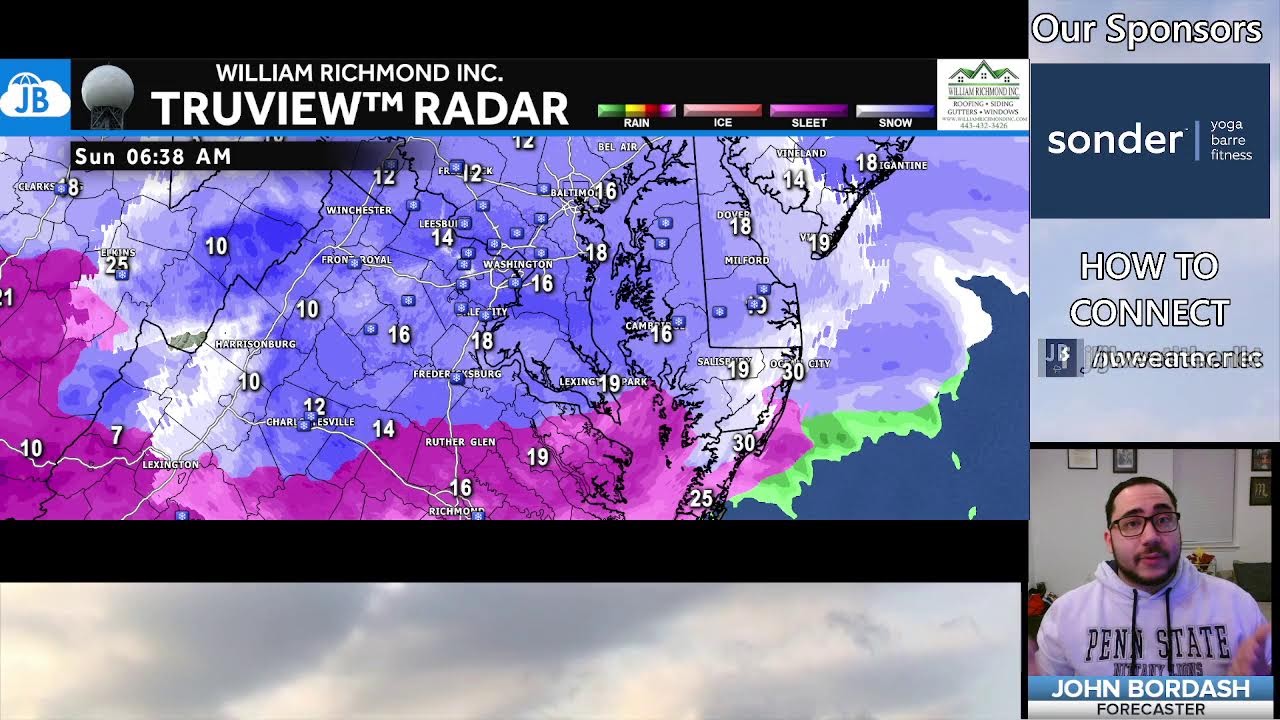 6AM SUNDAY STORM UPDATE