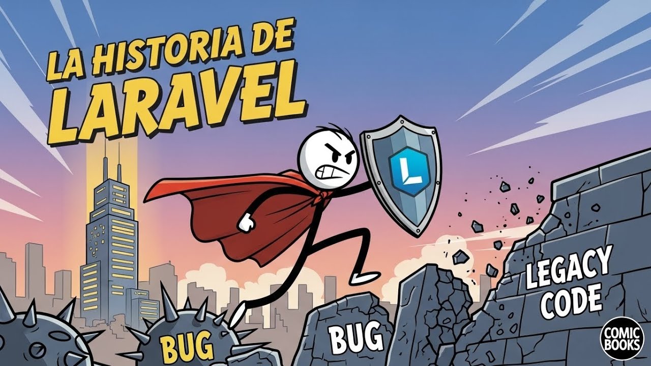 La Historia de Laravel 🐘 | El Framework PHP Explicado con Stickman