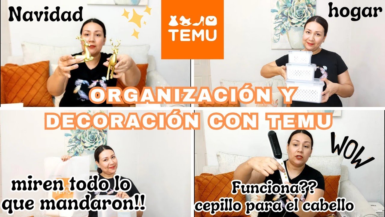 ✅Cosas bonitas para mi casa pequeña organizar+decorar con temu México|Productos para el hogar 🏡