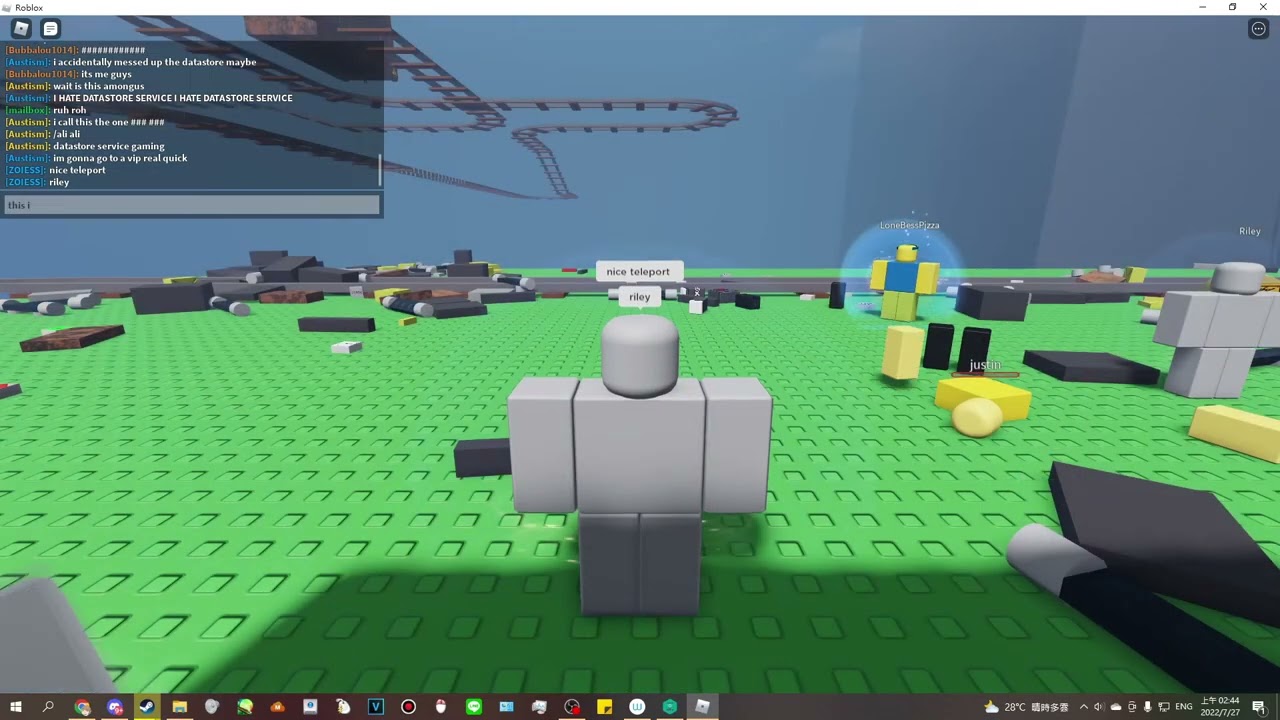 Daily Roblox Exploiter in [ cart ride around a 75 KW Diesel Generator ]