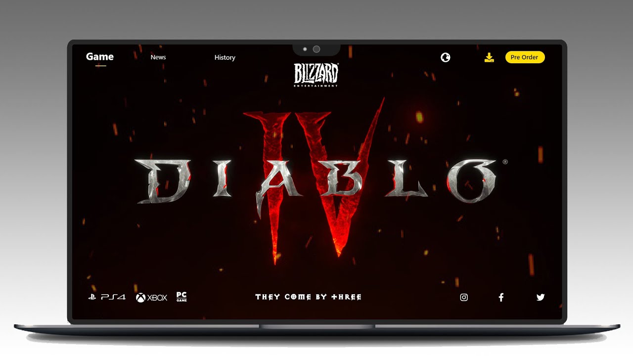 Ui/Ux web design speed art #20