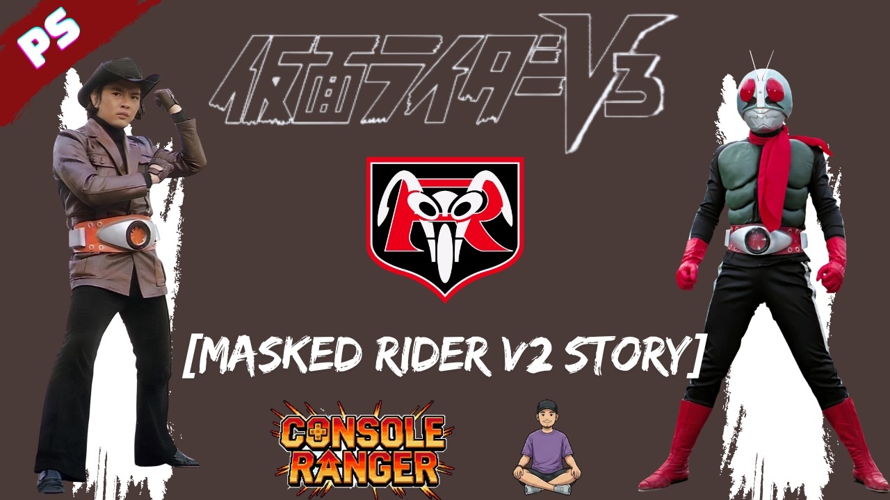 Masked Rider V3 - Masked Rider V2 Story Mode (Playstation 1) - [Masked Rider Project][No Commentary]