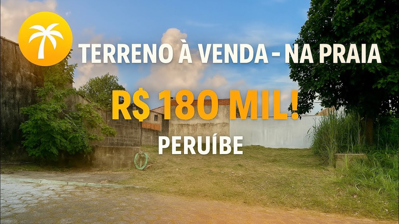 TERRENO IMPERDIVEL PRONTO PARA CONSTRUIR NA PRAIA DE PERUIBE R$ 180 MIL
