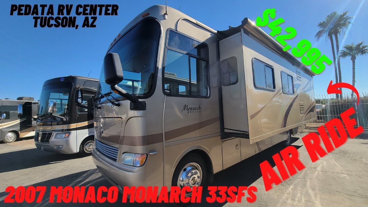 2007 Monaco Monarch 33SFS Video Walkthrough! $42,995 With Added Air Bags For Amazing Ride! SOLD!