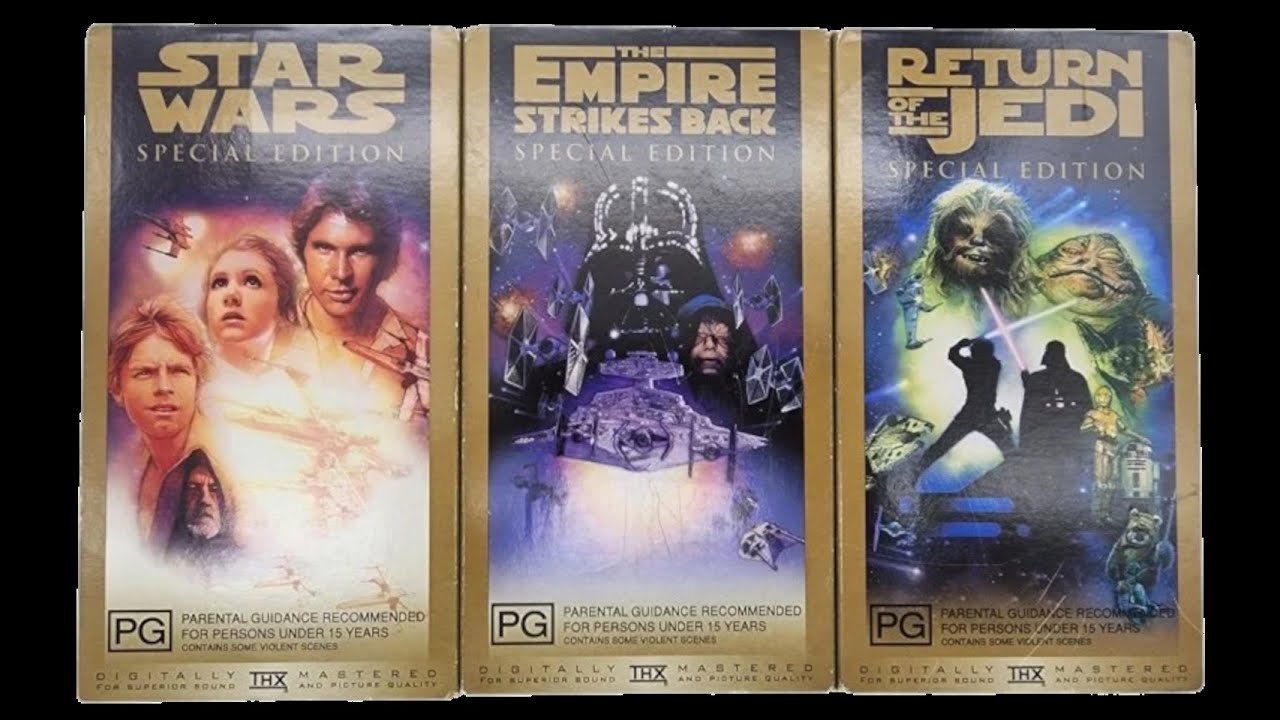 STAR WARS 1997 SPECIAL EDITION VHS Opening Compilation Behind The Scenes