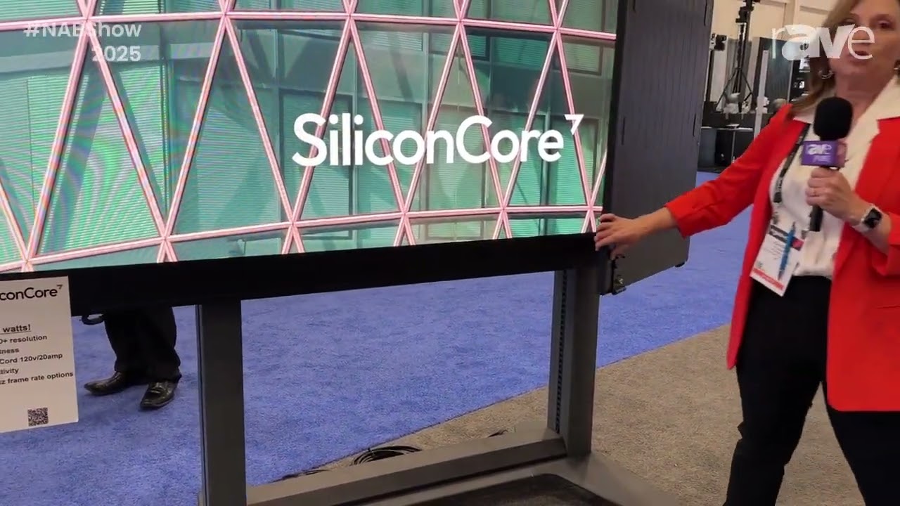 NAB Show 2025: SiliconCore Unveils 1.2mm 130&rdquo; AIO Mobile and Foldable LED Display