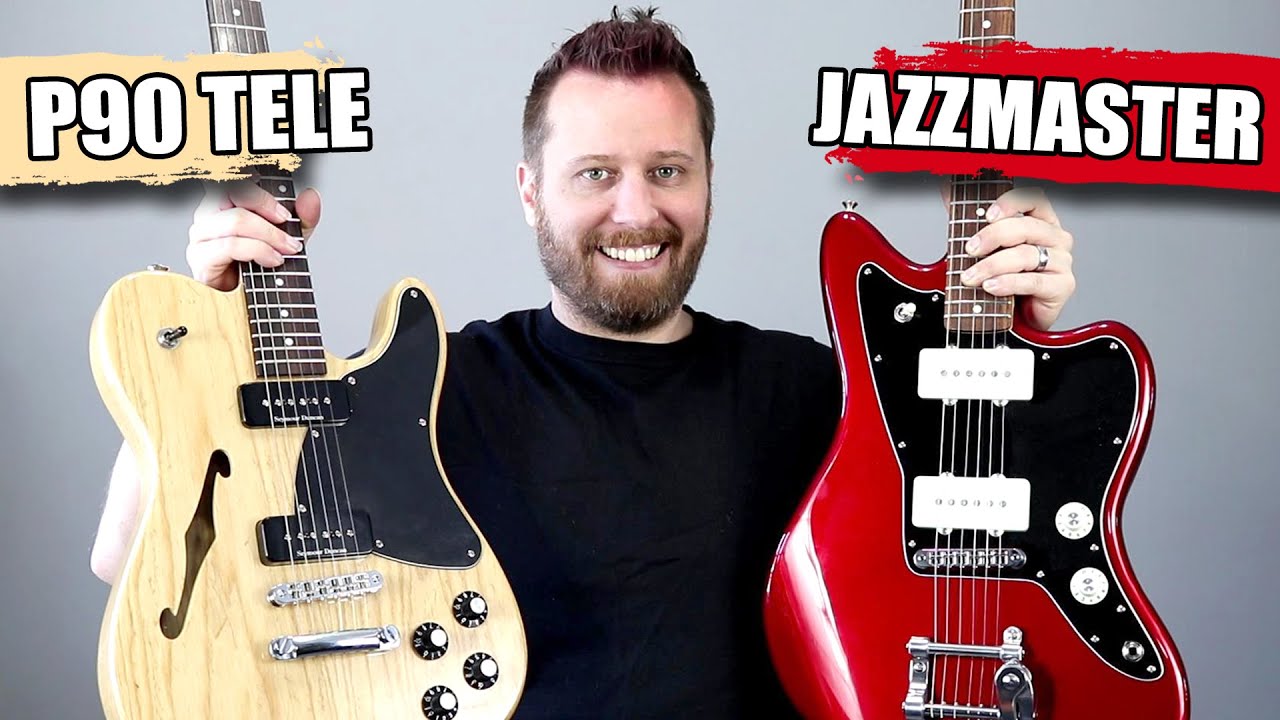 JAZZMASTER vs P90 TELE! - The KINGS of Single Coil Pickups!