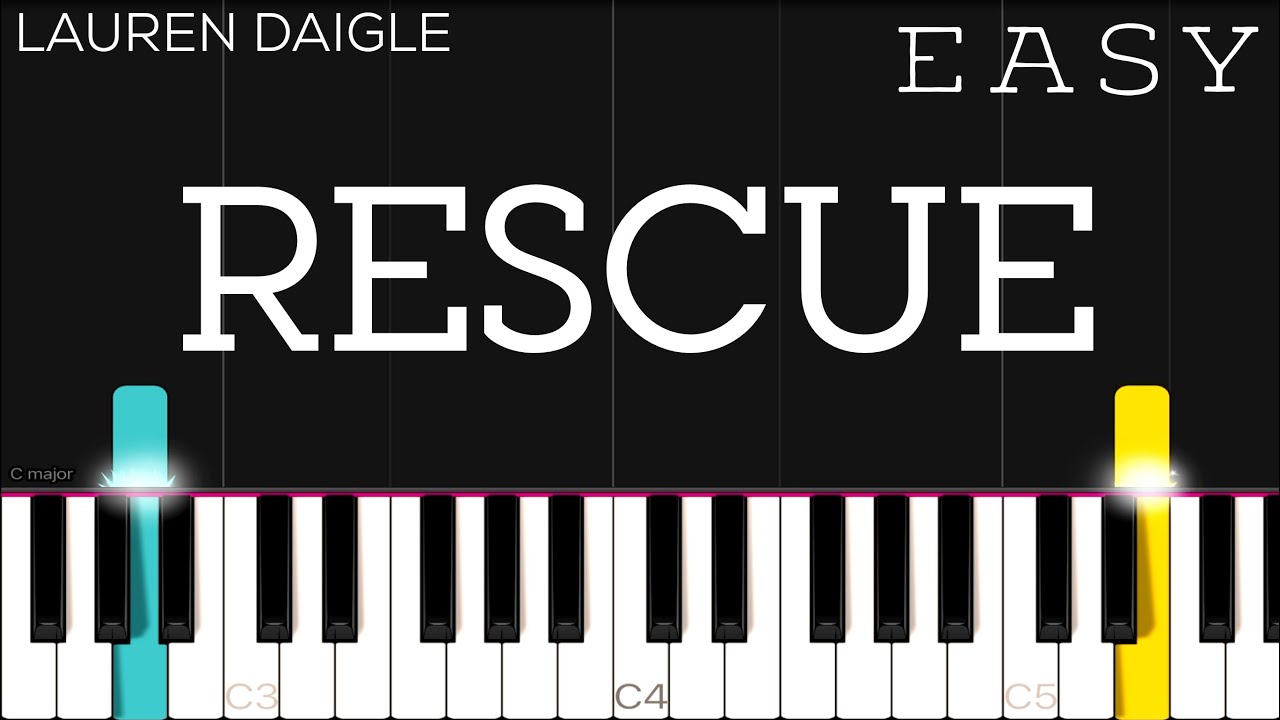 Lauren Daigle - Rescue | EASY Piano Tutorial