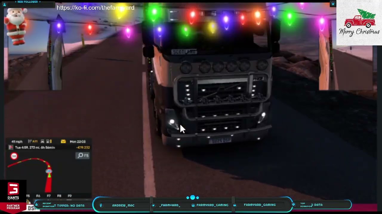 SNOW ROAD TRUCKING (DAY 8) not4