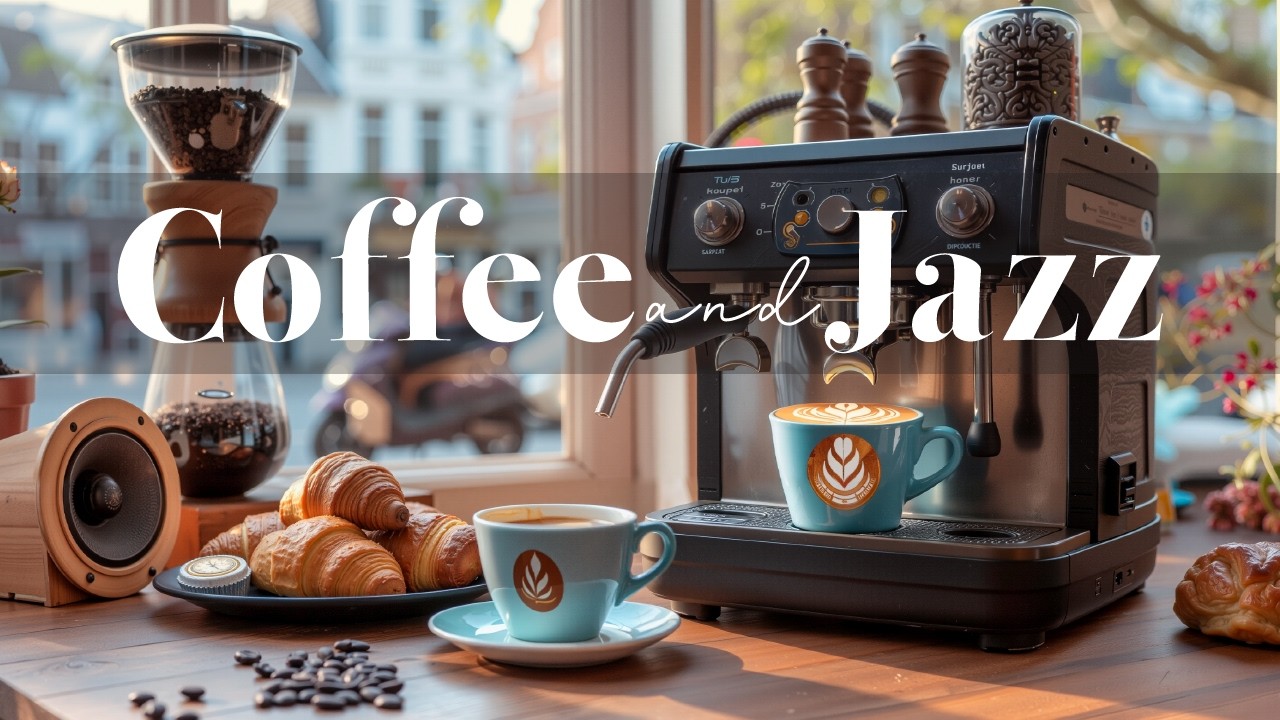 Relaxing Jazz & Work ☕ Cafe Background Music for Focus, Study & Deep Productivity