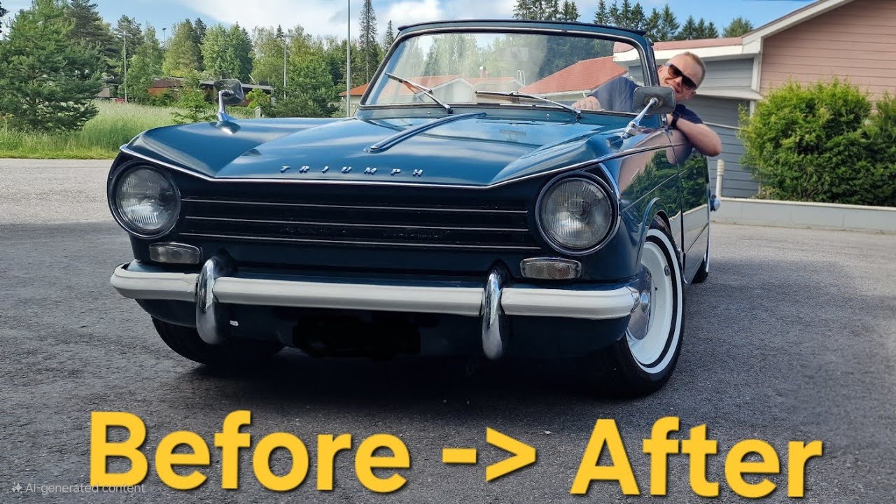 Triumph Herald Detailing | Classic Car Restoration & Transformation (Before & After)