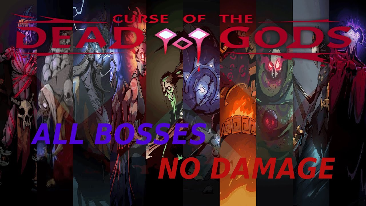 Curse of the Dead Gods all boss fights without taking damage (Compilation video).