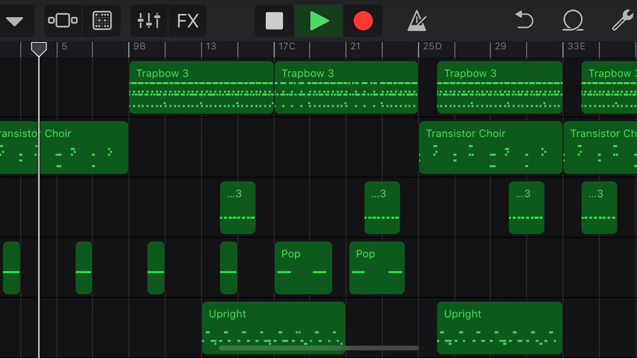 Trapbow instrumental style Chael Prod. On GarageBand