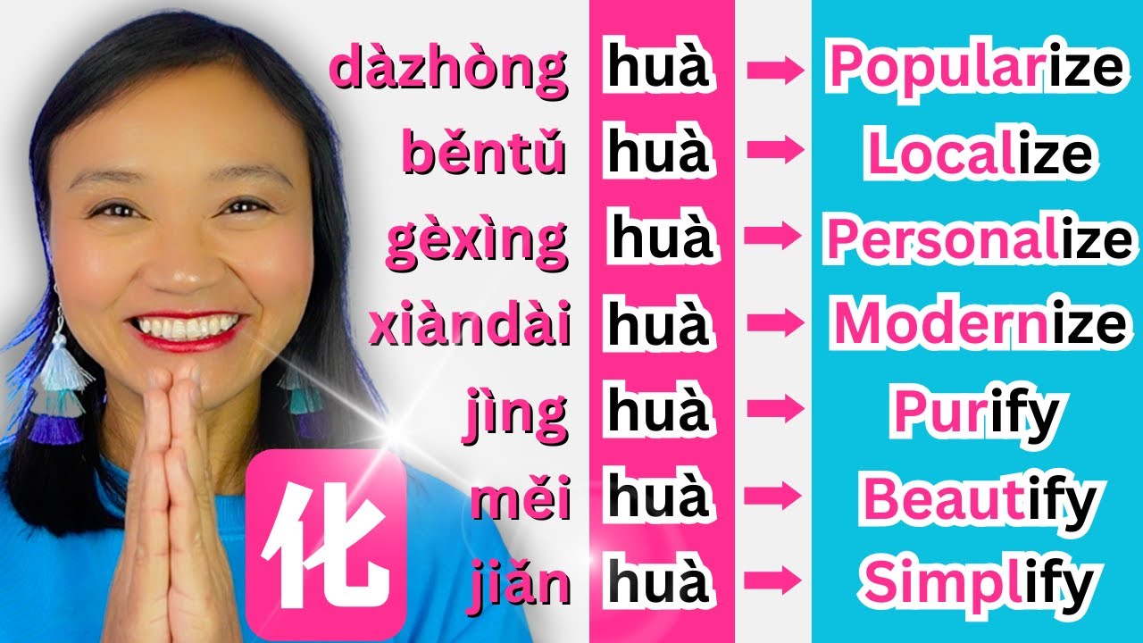 Chinese Vocabulary Hack: 1 suffix, 100+ words! (Grow your Chinese vocabulary fast)