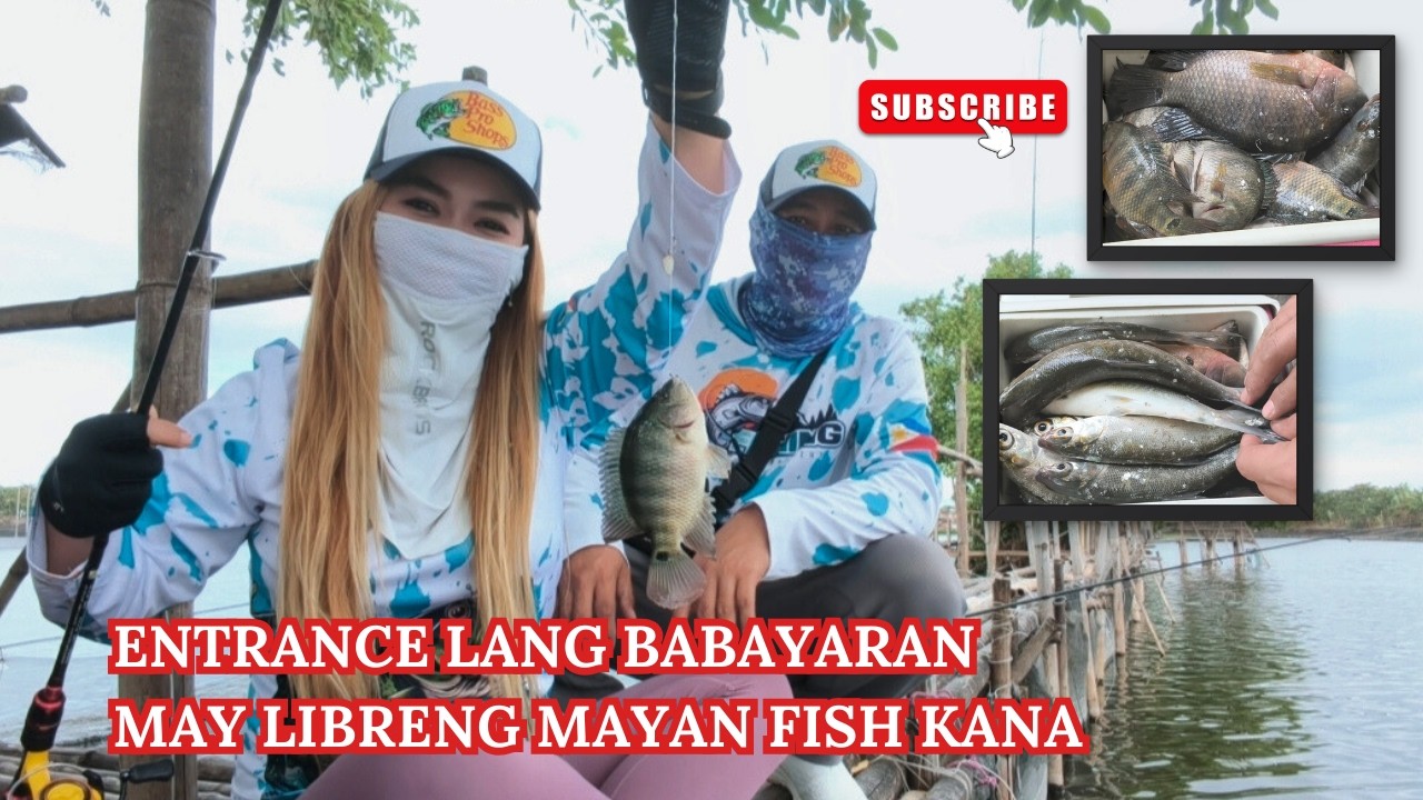 FISHING SPOT sa MALABON ENTRANCE lang ang BAYAD UNLIMITED MAYAN FISH kana Moimoi Fish pond in manila