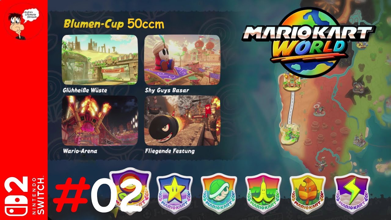 Mario Kart World #02. Blumen Cup 50ccm / Grand Prix