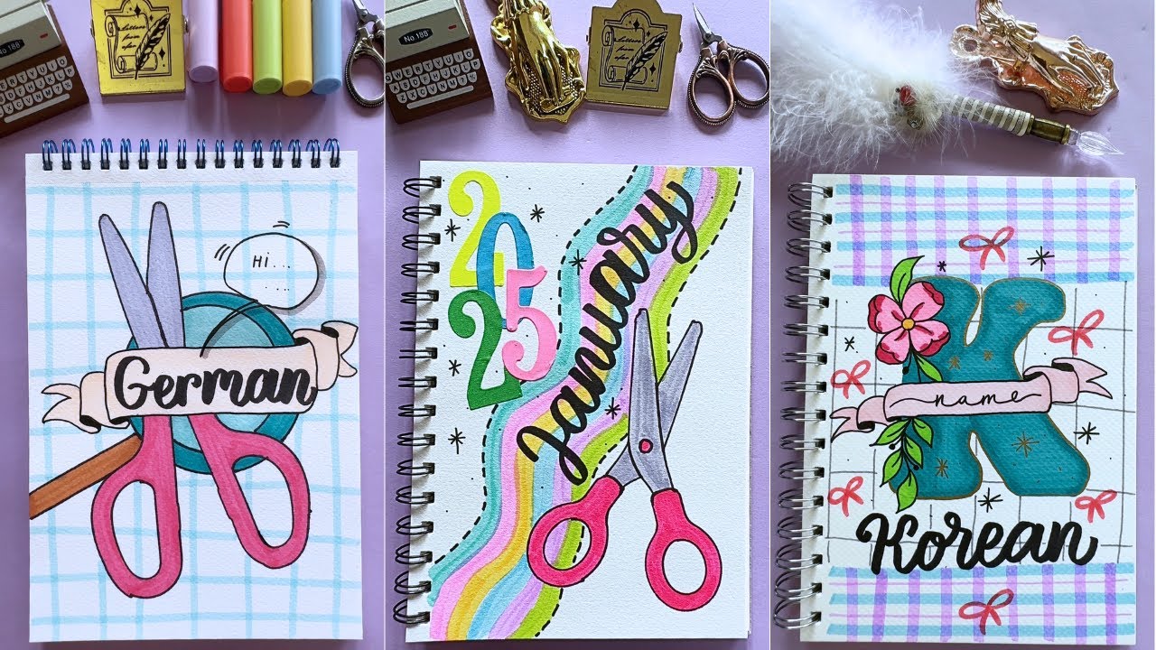Stylish Front Page Ideas for Any Subject: Elevate Your Notebook!
