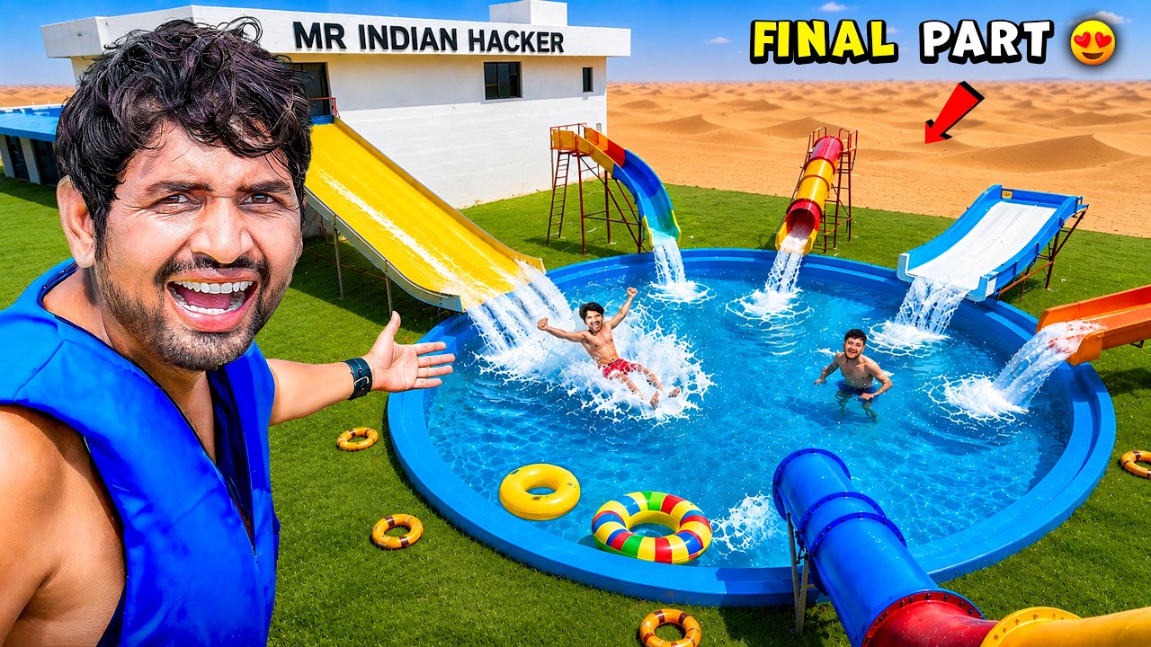 Finally&hellip;Our Personal Water Park Is Open 🤩 | सब कुछ चालू हो गया | 