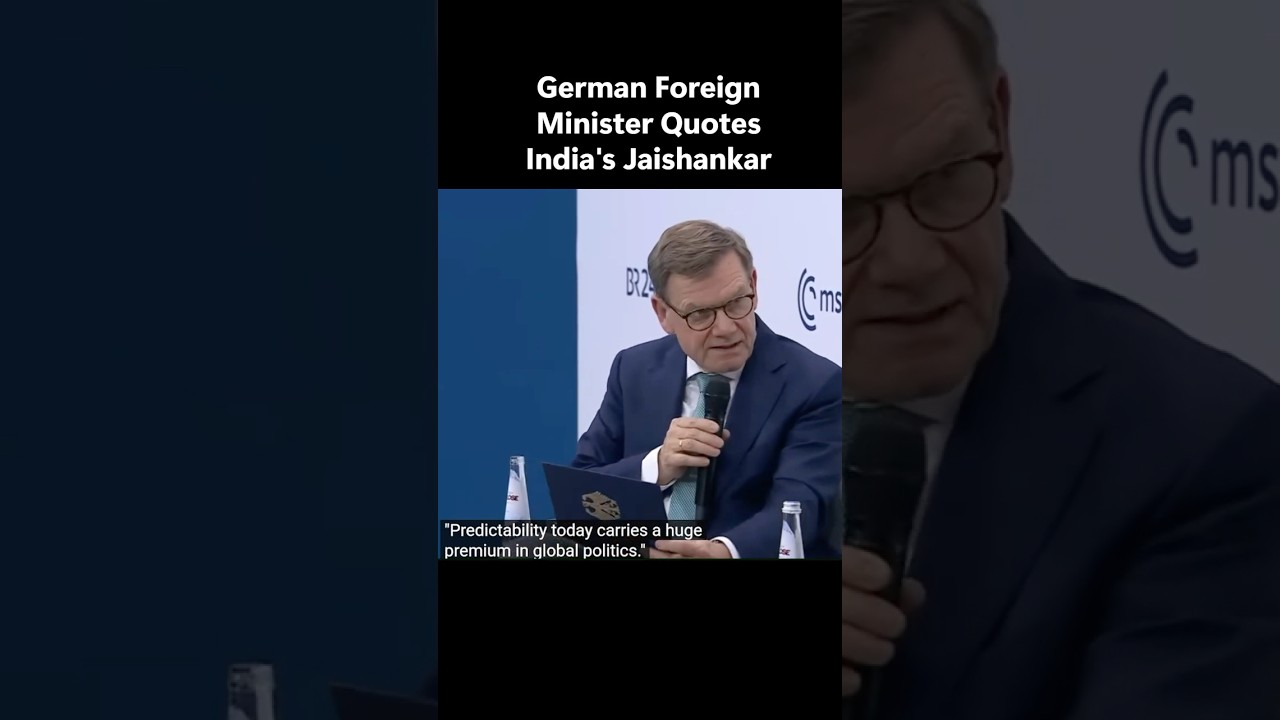 Глава МИД Германии цитирует Джайшанкара