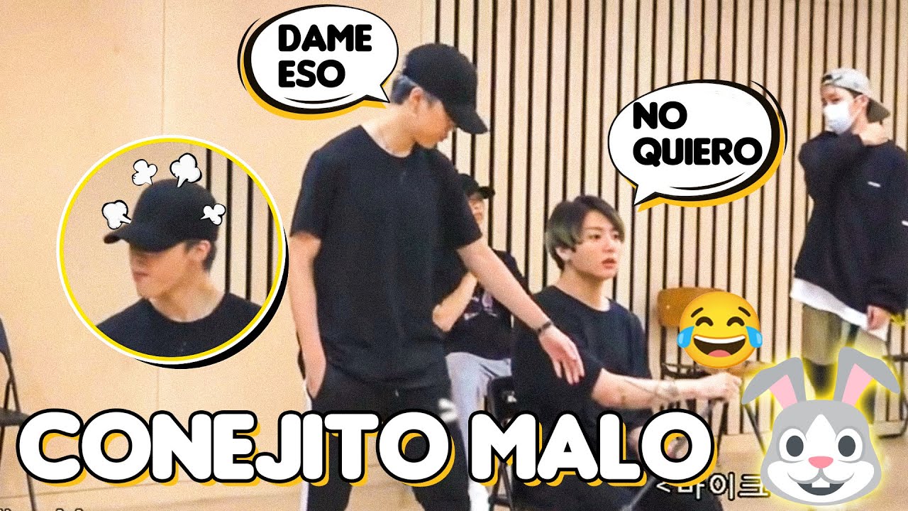 jungkook es un CONEJITO TRAVIESO🐰 aveces olvida que es el menor de BTS