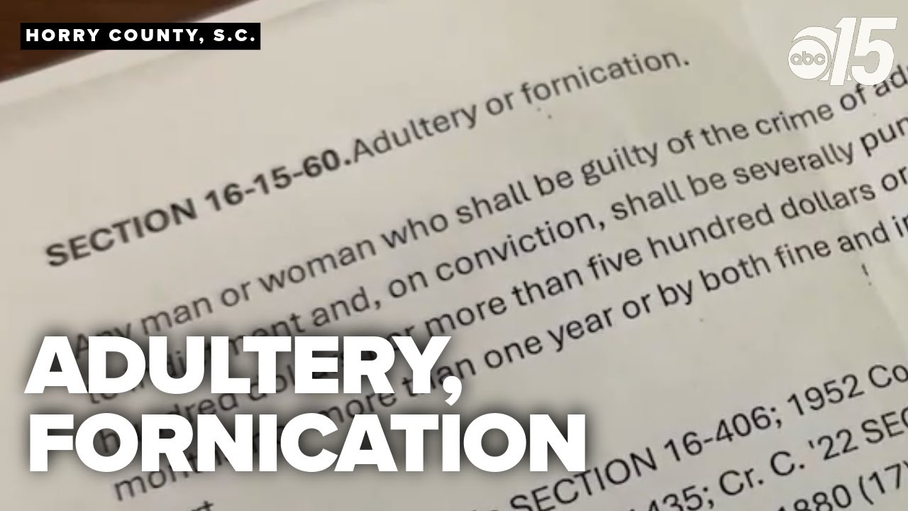 Examining adultery law; no criminal charges in over a century