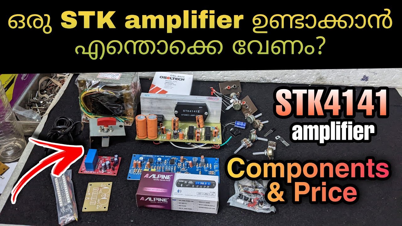 STK 4141 Stereo amplifier assembly Components, price and details #stk #speaker #stereo #amplifier