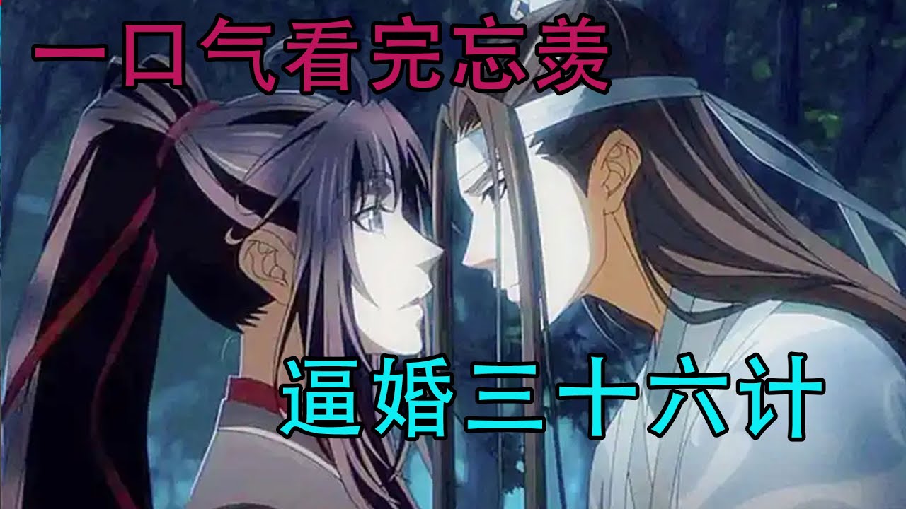 一口气看完忘羡《逼婚三十六计》蓝忘机提起魏无羡脸上不自觉带上笑意，说到男朋友的时候，甚至还带着隐隐的骄傲。