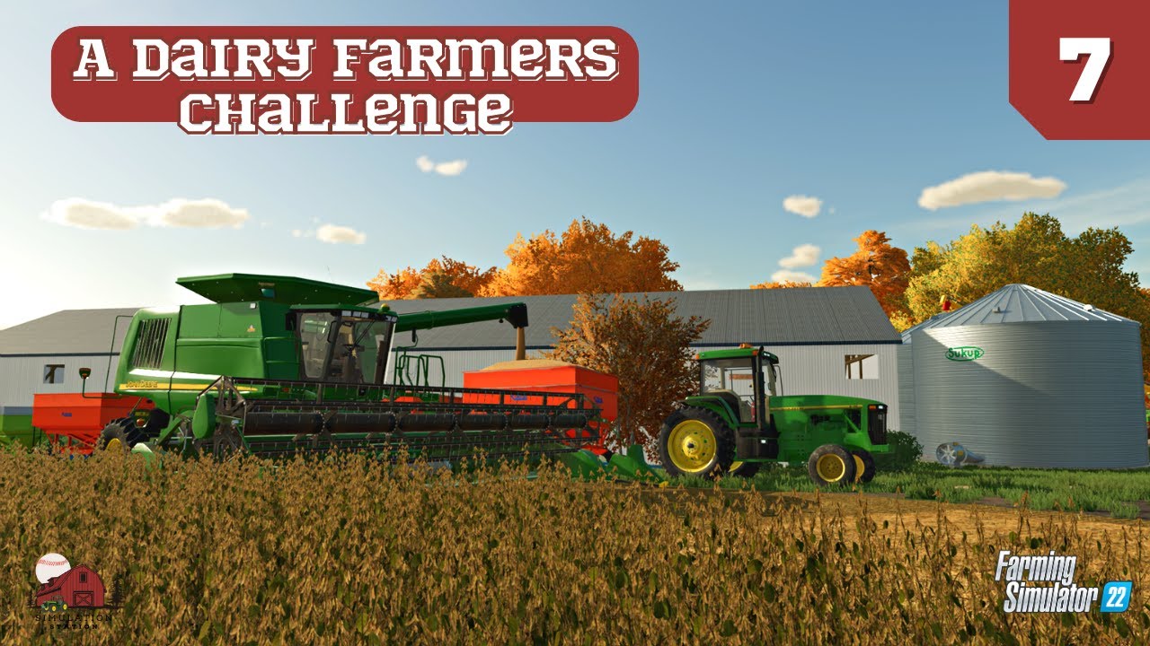 Beans = Money! - A Dairy Farmers Challenge - Ep. 7 - Ashton Corners - Time-Lapse