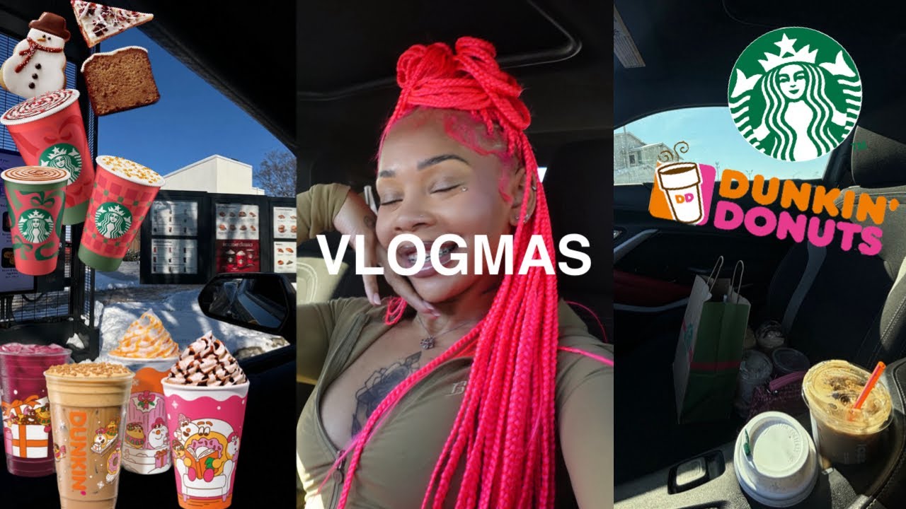 vlogmas day 2 | trying many overrated holiday menu items so you don&rsquo;t have to! (save your money boo)