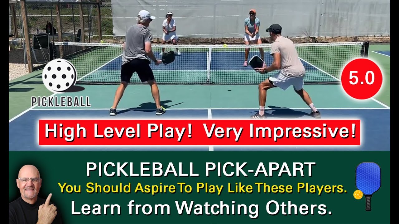 Pickleball! High-Level Pickleball You’ll Want to Mimic!