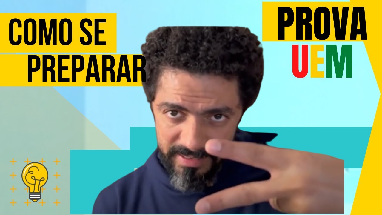 PROVA DE VESTIBULAR, SOMAT&Oacute;RIAS: Como planejar e ter  estrat&eacute;gia vestibular UEM 🔴