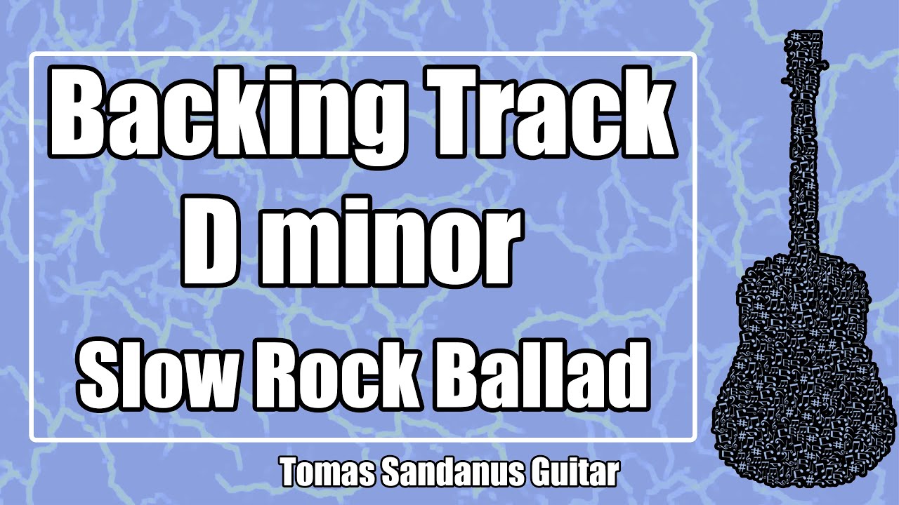 D minor Backing Track - Dm - Classic Slow Sad Rock Metal Power Ballad Guitar Jam Backtrack | TS 161