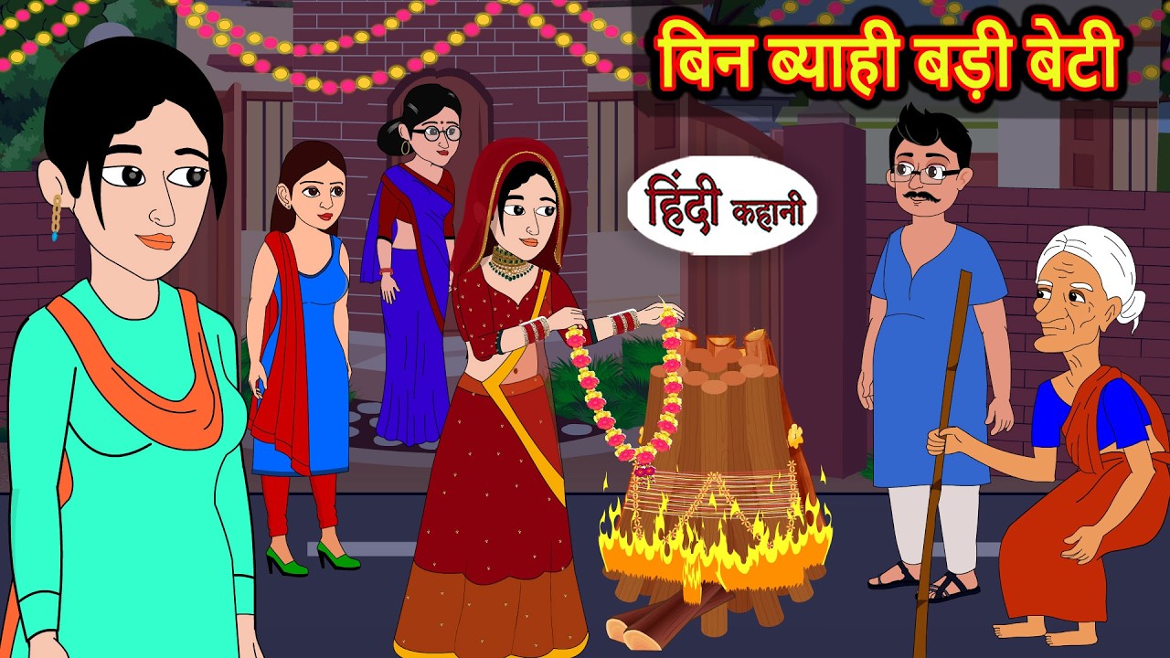बिन ब्याही बड़ी बेटी | Stories in Hindi | Bedtime Stories | Fairy Tales | Moral Story | Kahani