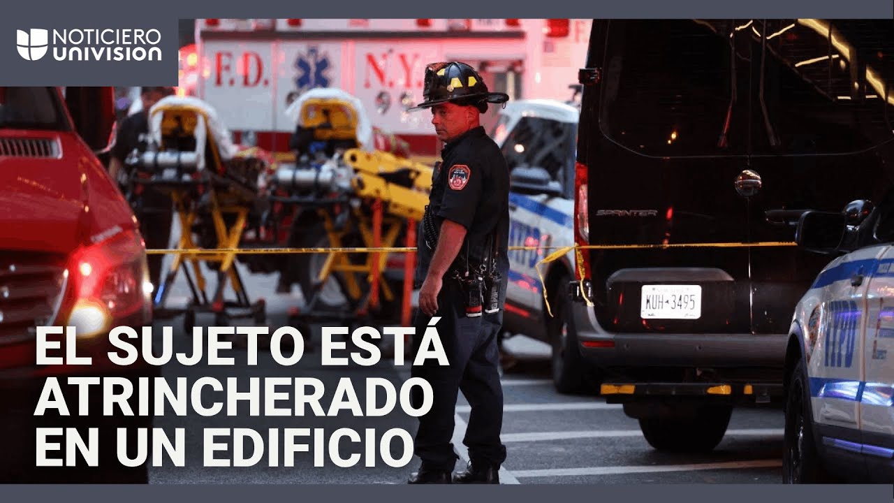 Tiroteo en Nueva York deja varios heridos: el sospechoso está atrincherado en un edificio