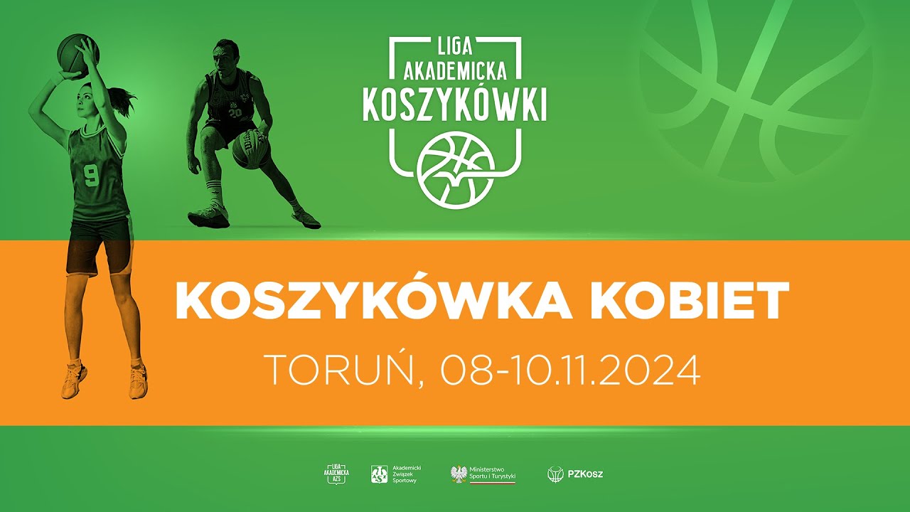 Liga Akademicka AZS | Toruń | Koszykówka K | PW Warszawa - AWF Warszawa